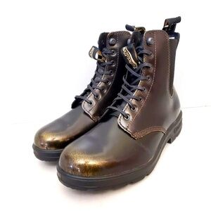 Blundstone Women's Lace-Up Gore Boots in Gold Brush size 6